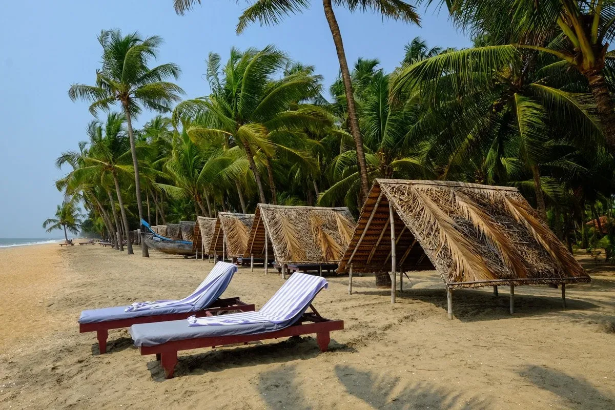 spiaggia in Kerala, India
