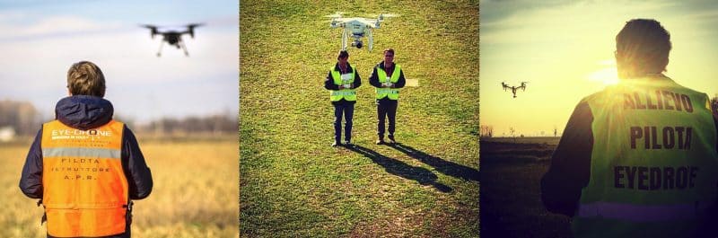 Eyedrone scuola di volo per droni certificata ENAC