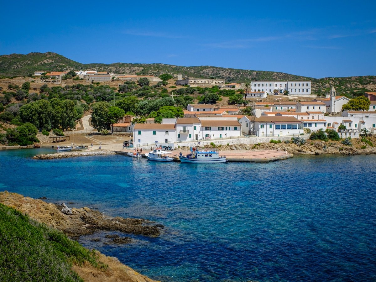 Cala Oliva sull'isola dell'Asinara