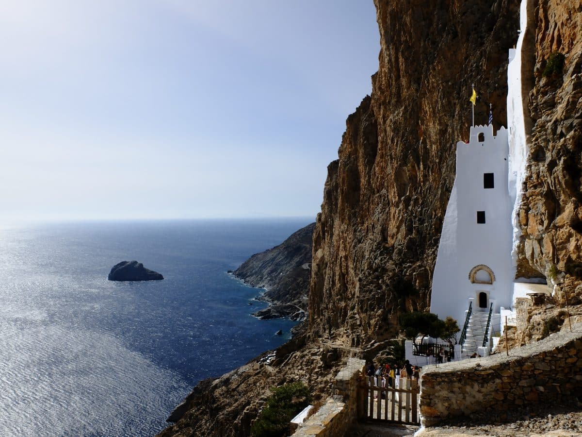 Isole della Grecia Grecia- Monastero  di Chozoviotissa ad Amorgos