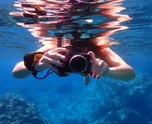 macchina fotografica da viaggio subacquea