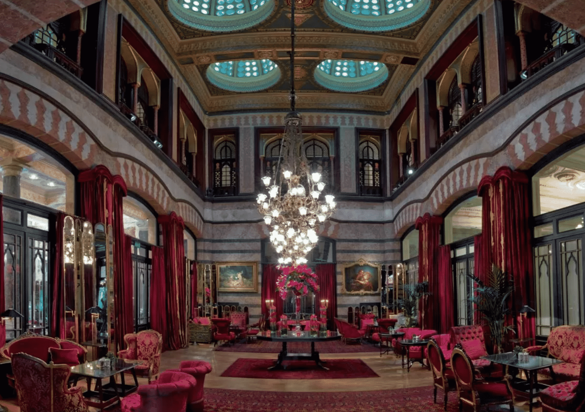 Salone dell'Hotel Pera Palace a Istanbul 