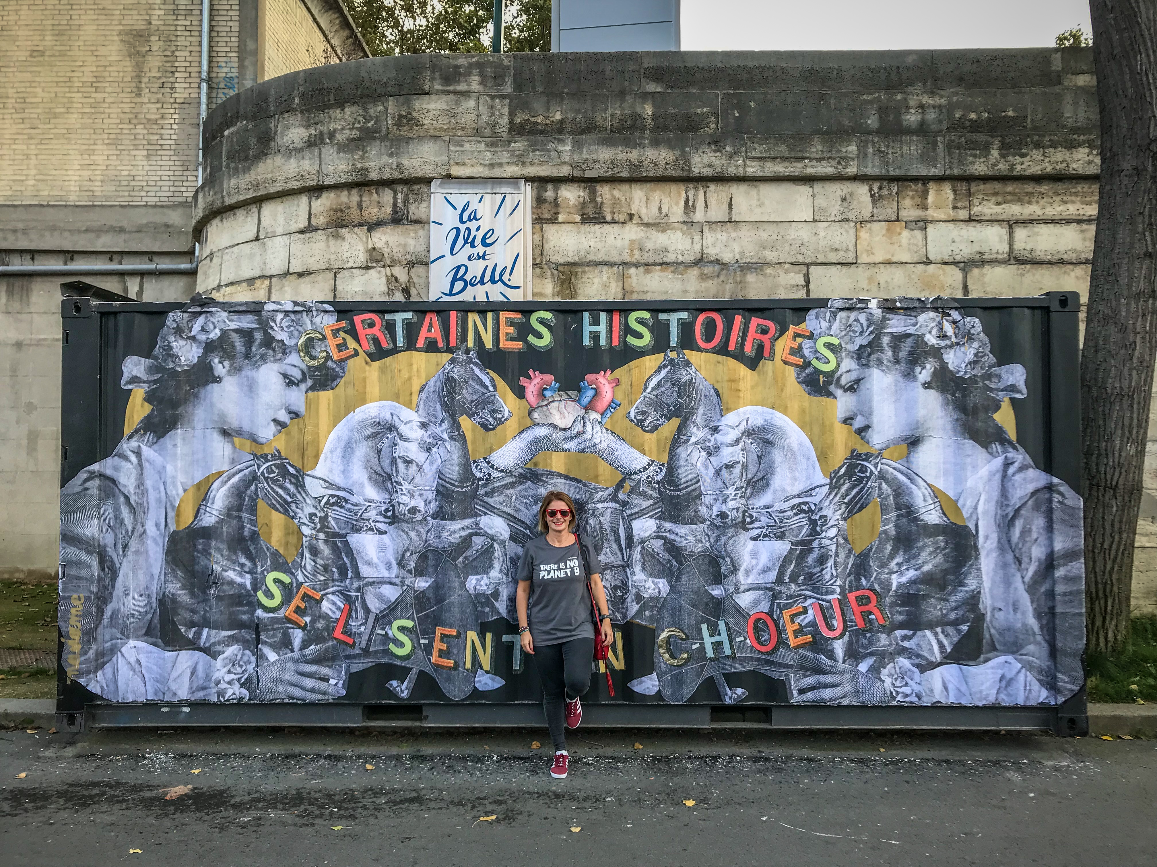 Parigi insolita- street art sul lungosenna