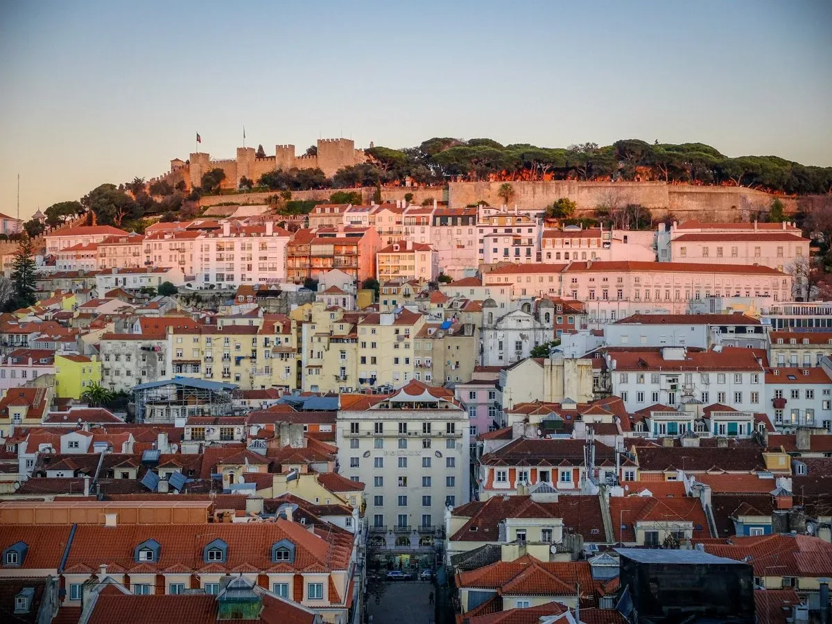 Lisbona- vista dal miradouro de Alcantara