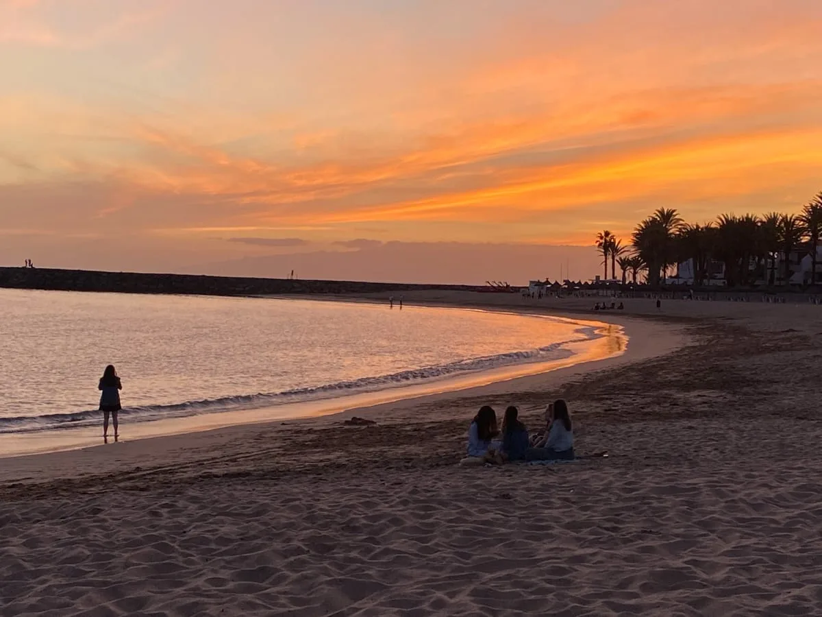 tramonto a Los Cristianos, Tenerife
