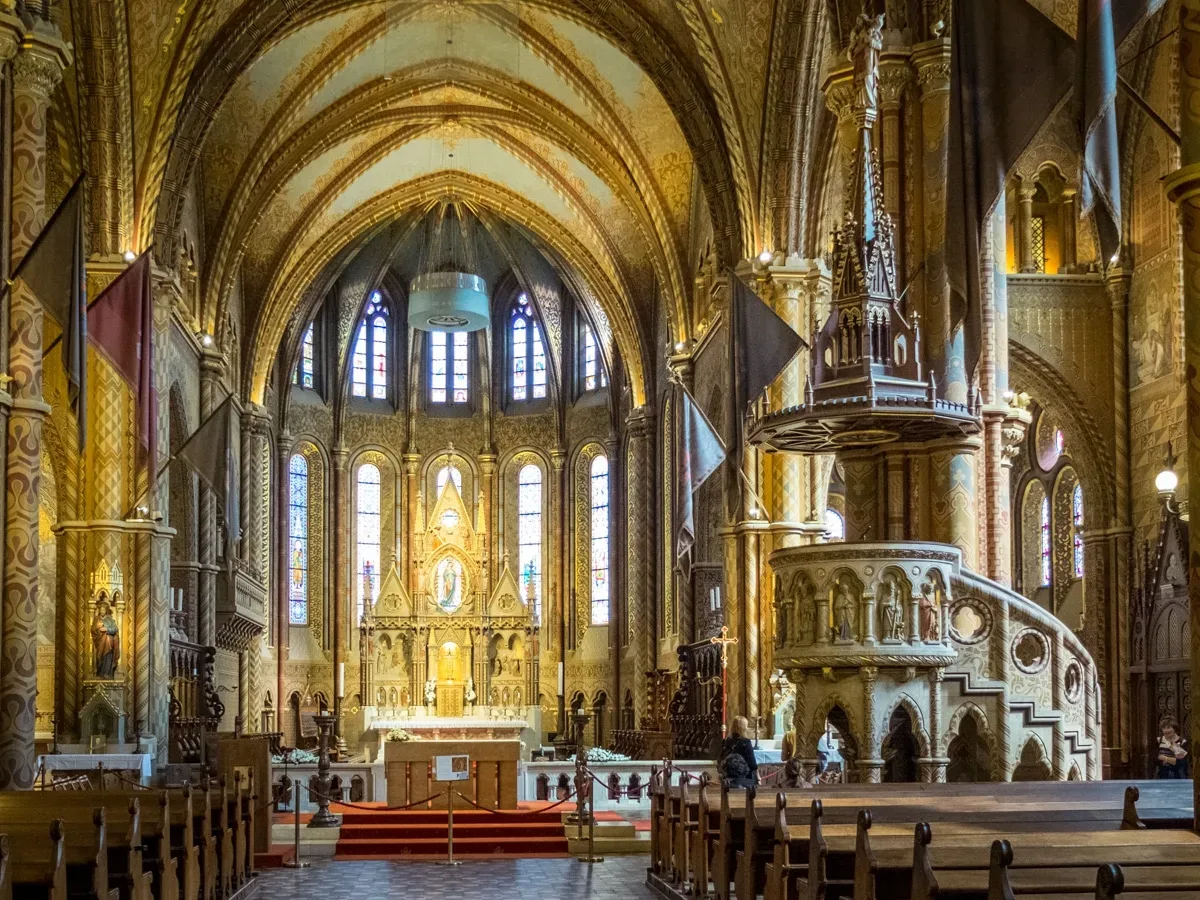 Cosa vedere a Budapest - Chiesa di Mattia (interno)