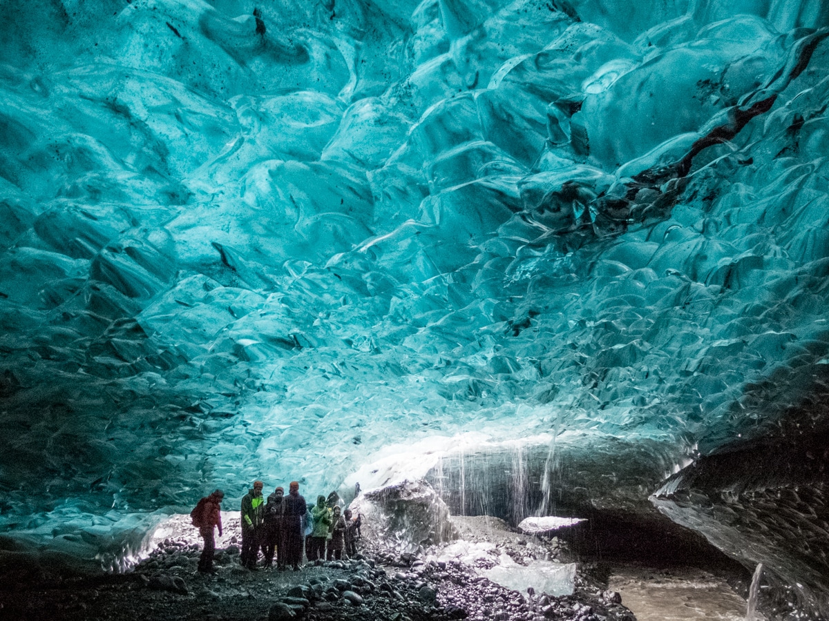 Grotta di ghiaccio in Islanda