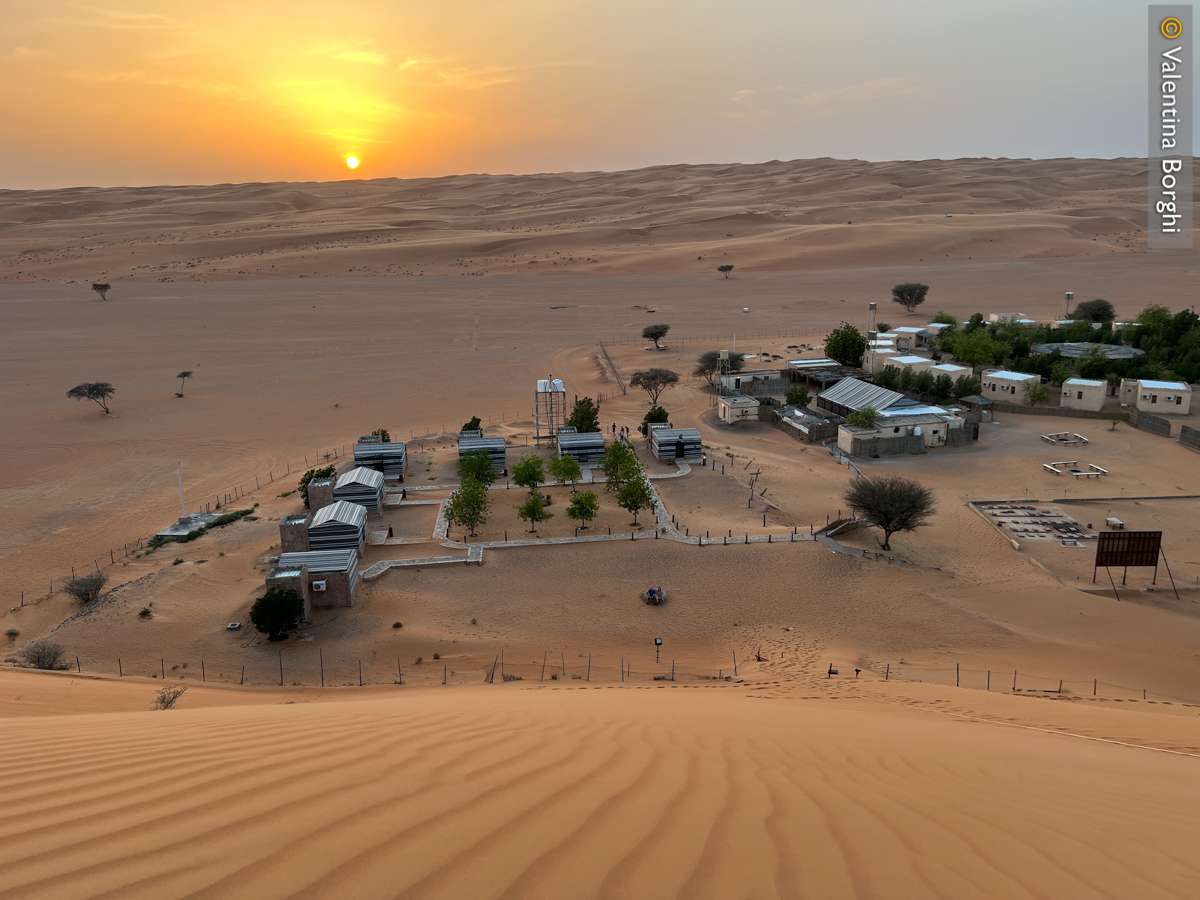 Oman - campo tendato nel deserto