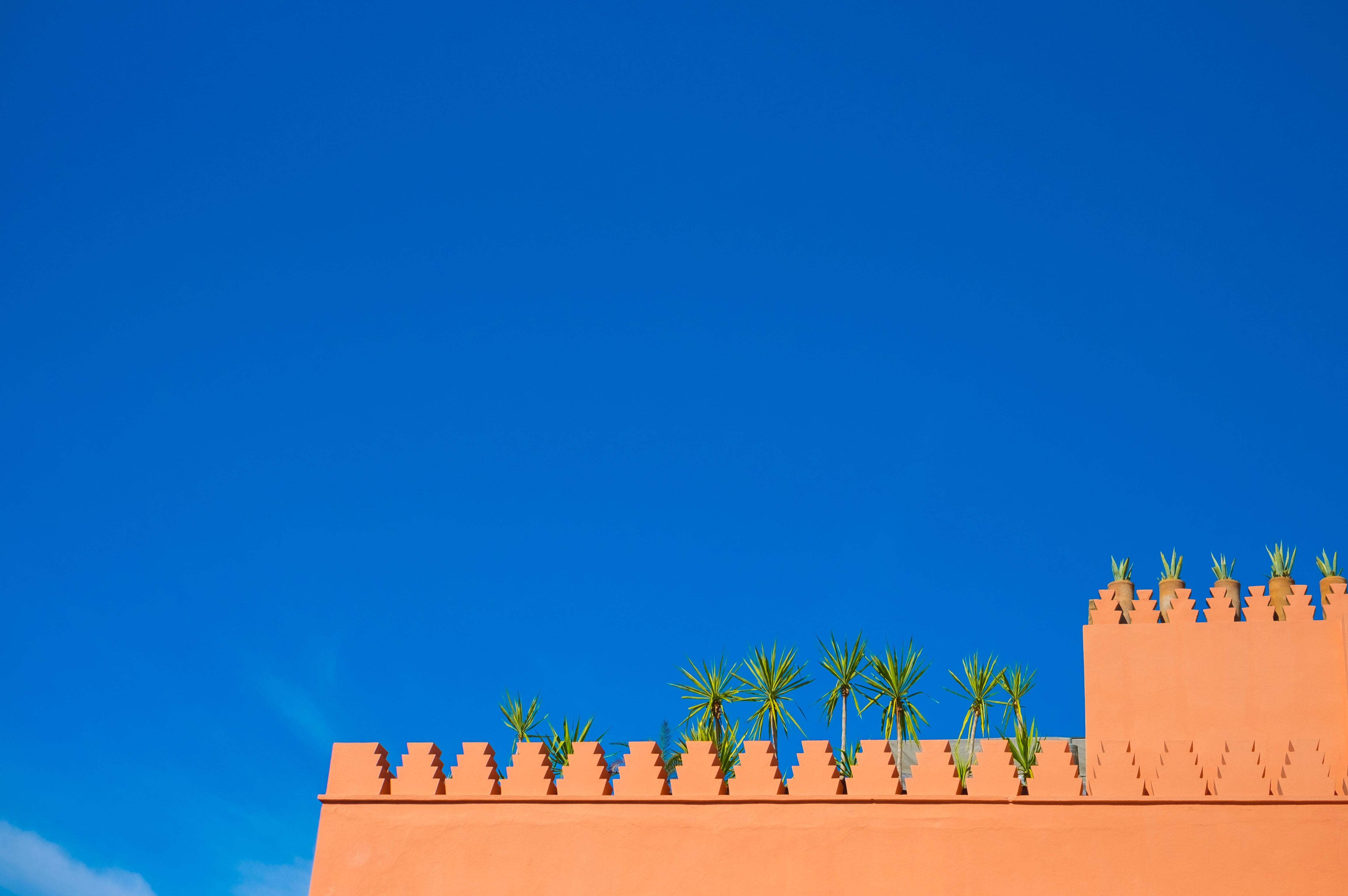 dettaglio edificio a Marrakech