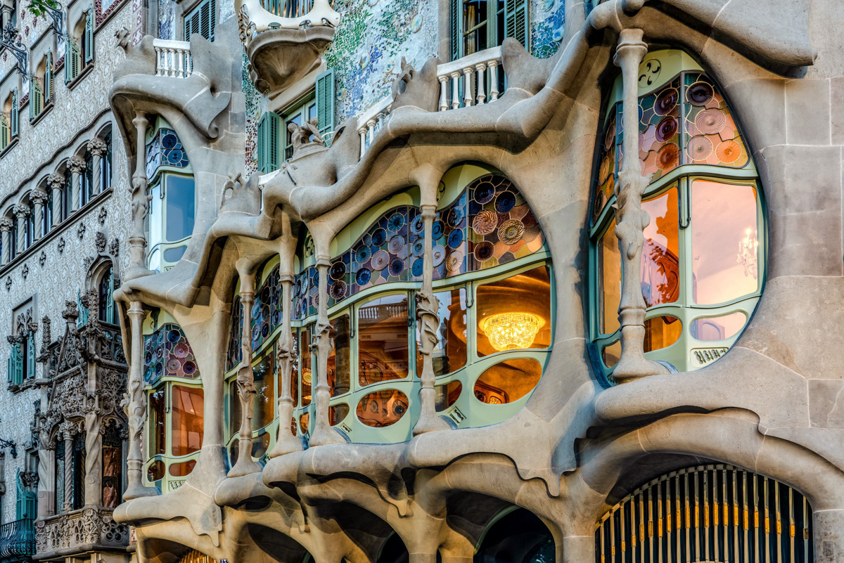 facciata di Casa Batllò, Barcellona