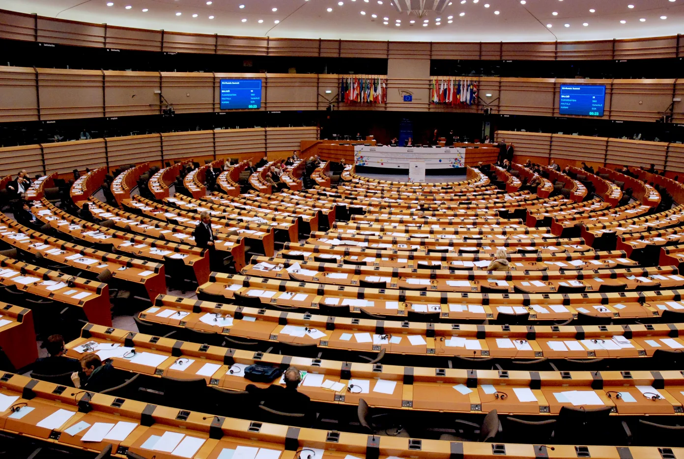 Emiciclo del Parlamento Europeo 