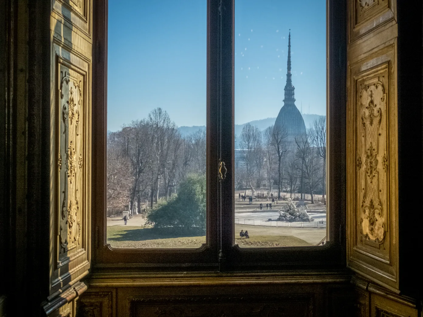 la Mole Antonelliana vista dal Palazzo Reale di Torino