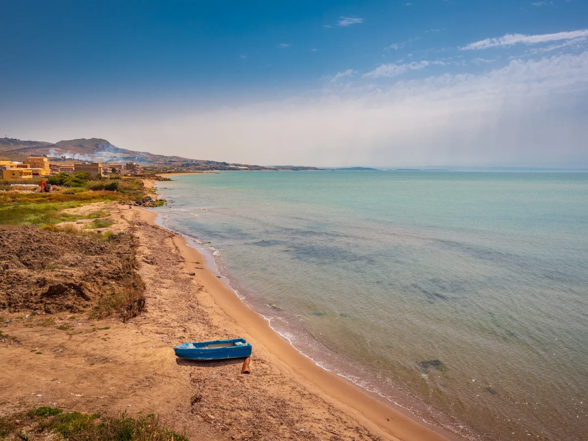 Cala Paradiso vicino Licata, in Sicilia Orientale