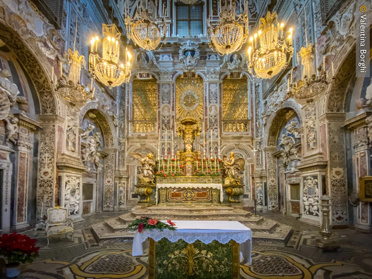 interno della chiesa di Santa Caterina a Palermo