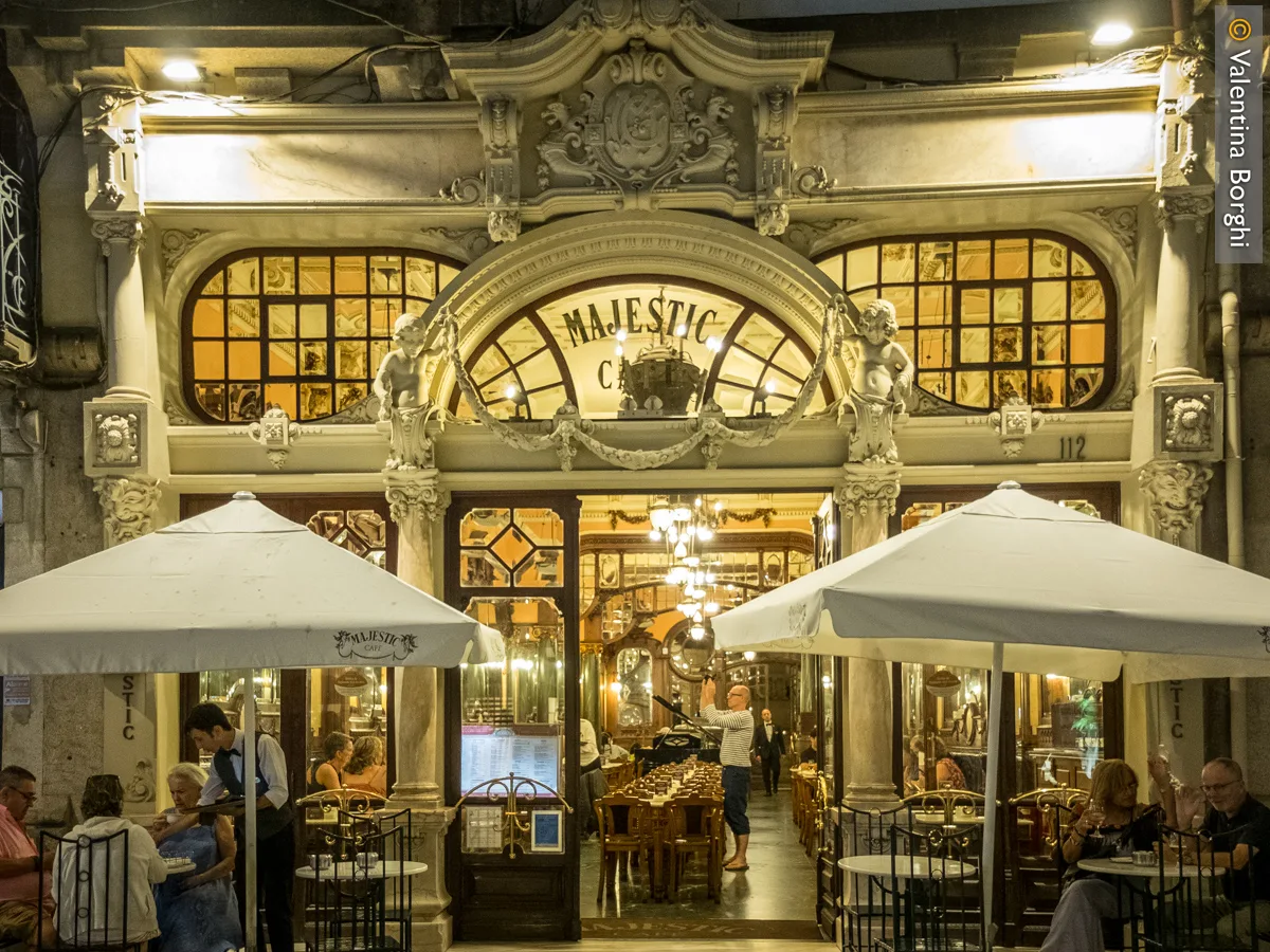 lo storico Cafè Majestic di Porto