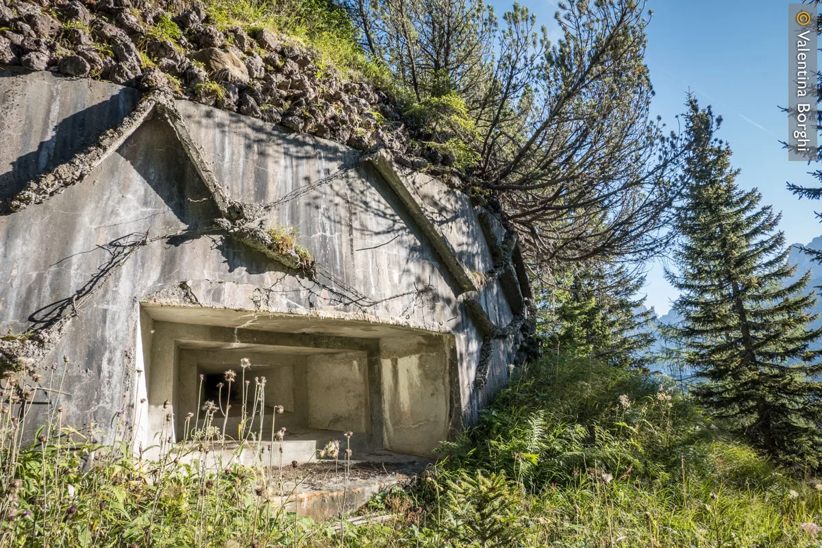 bunker lungo il sentiero storico 1753 (Val Comelico)