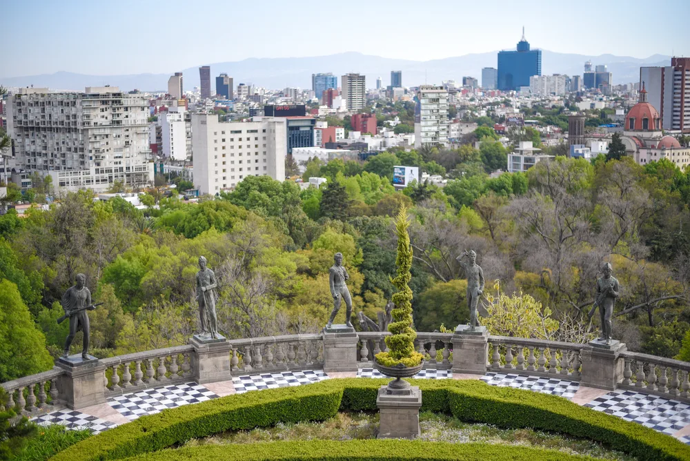 Vista dal Castello di  Chapultepec 
