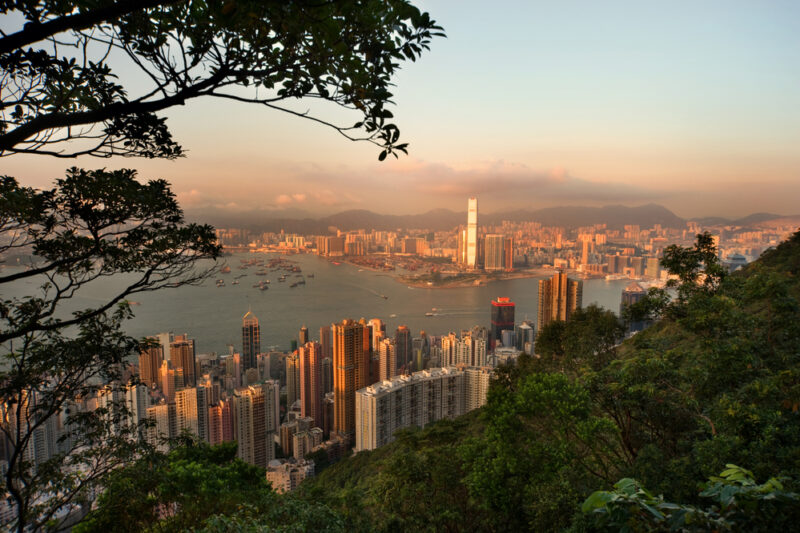 vista da Victoria Peak, Hong Kong
