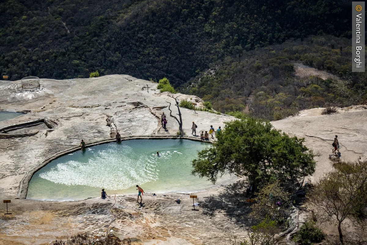 piscine naturali a Hierve el Agua, stato di Oaxaca