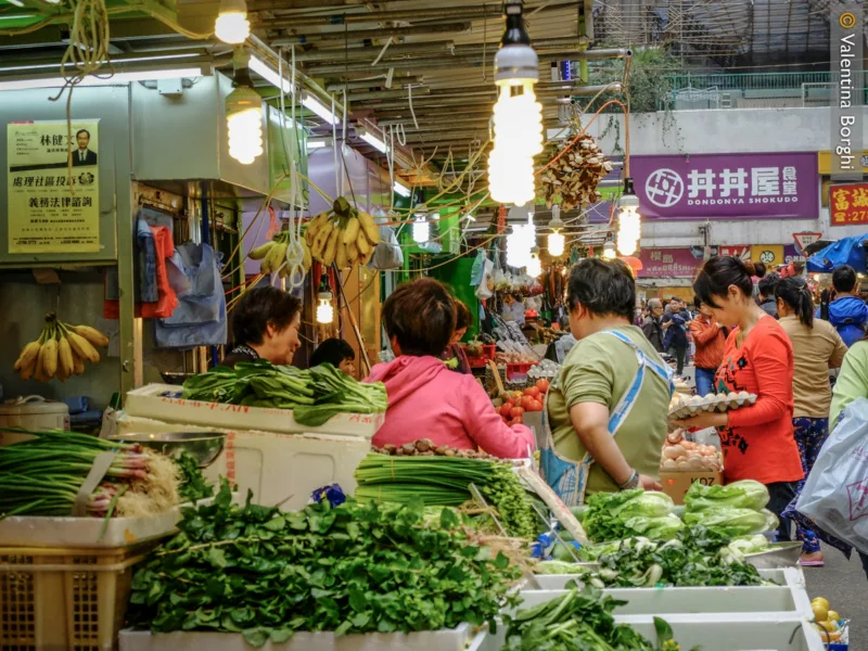 mercato a Mong Kok, Hong Kong