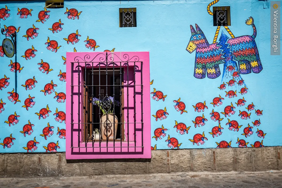 murales a Jalatlaco, Oaxaca