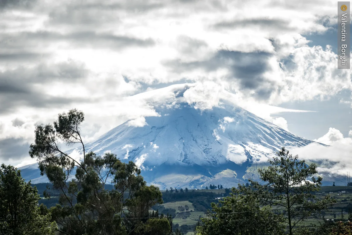 vista del vulcano Cotopaxi, Ecuador