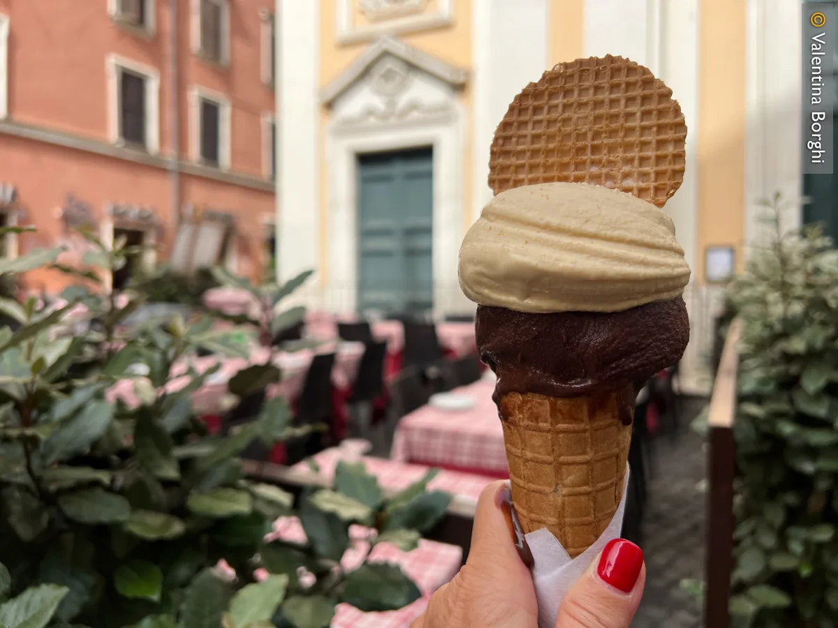 un gelato a Roma