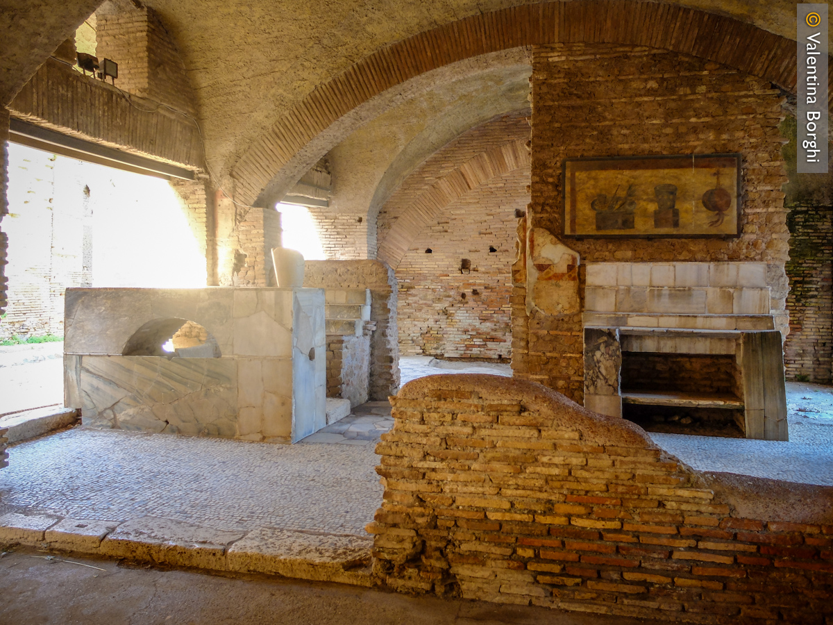 antica osteria, scavi di Ostia Antica vicino Roma