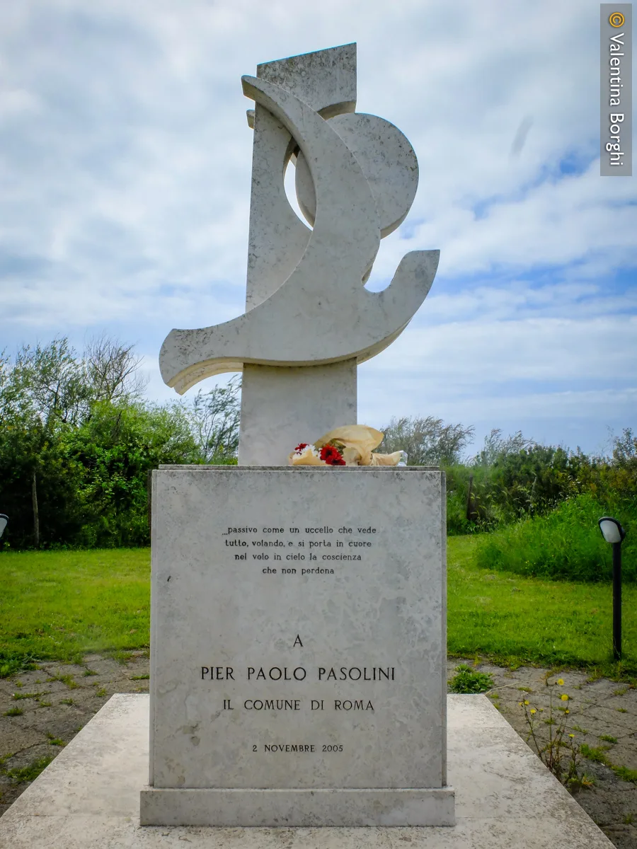 Monumento a Pier Paolo Pasolini, Ostia