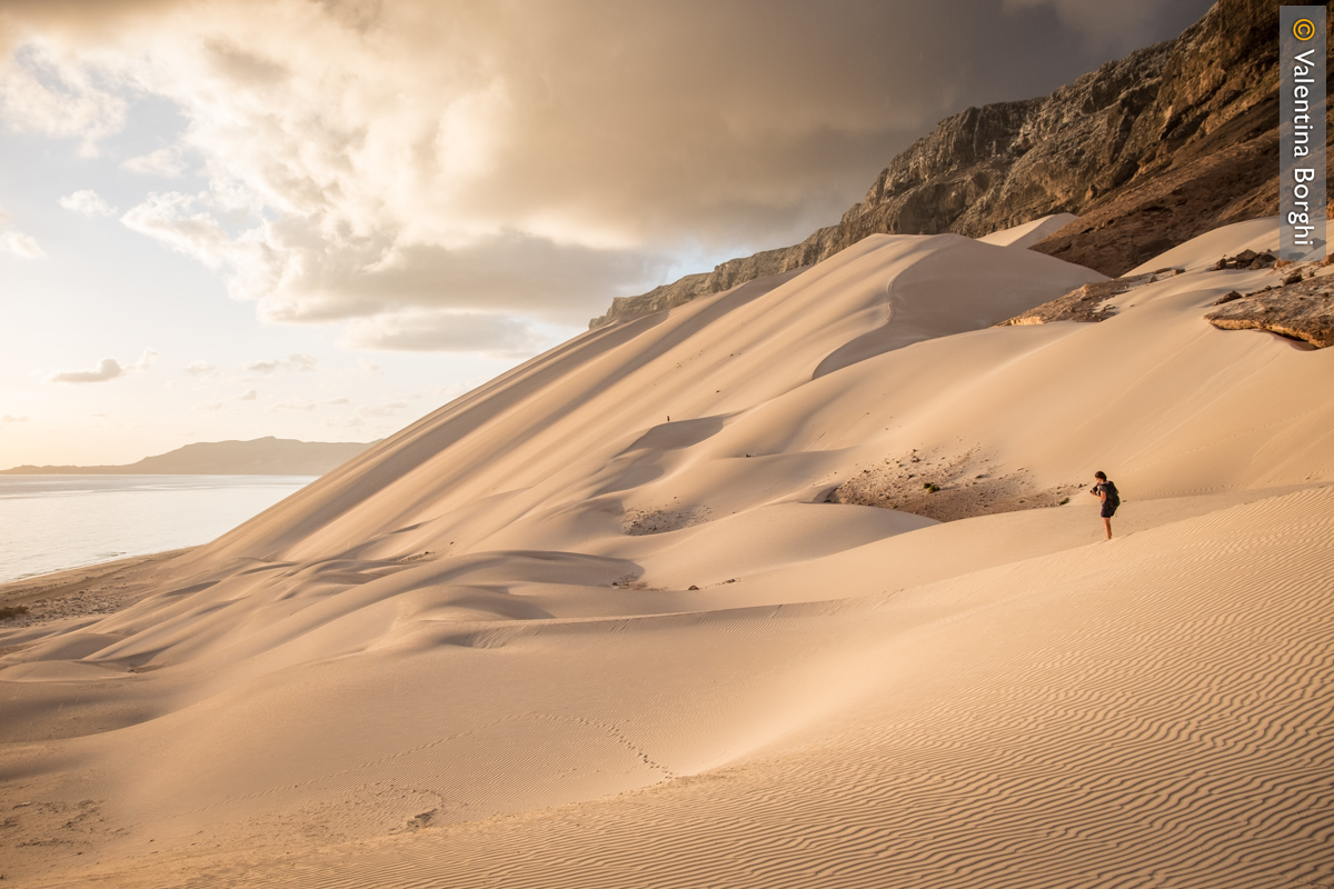 dune di sabbia a Socotra, Yemen