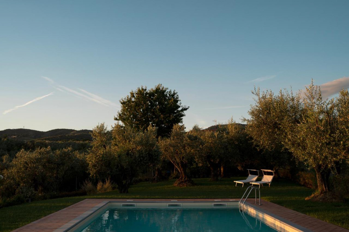 piscina del Glamping Suite Il Grillo, Toscana