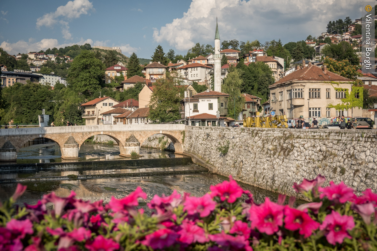 Ponte lungo il fiume Miljacka, Sarajevo