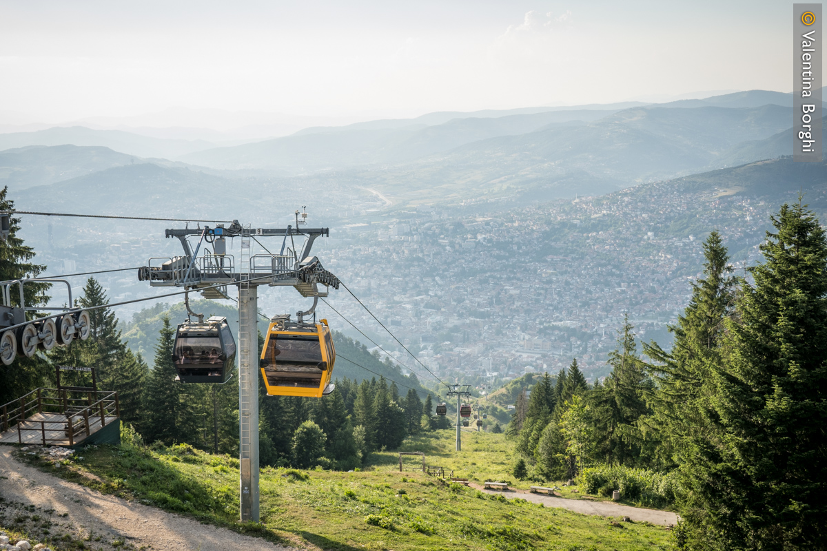 Vista dal Monte Trebević, Sarajevo