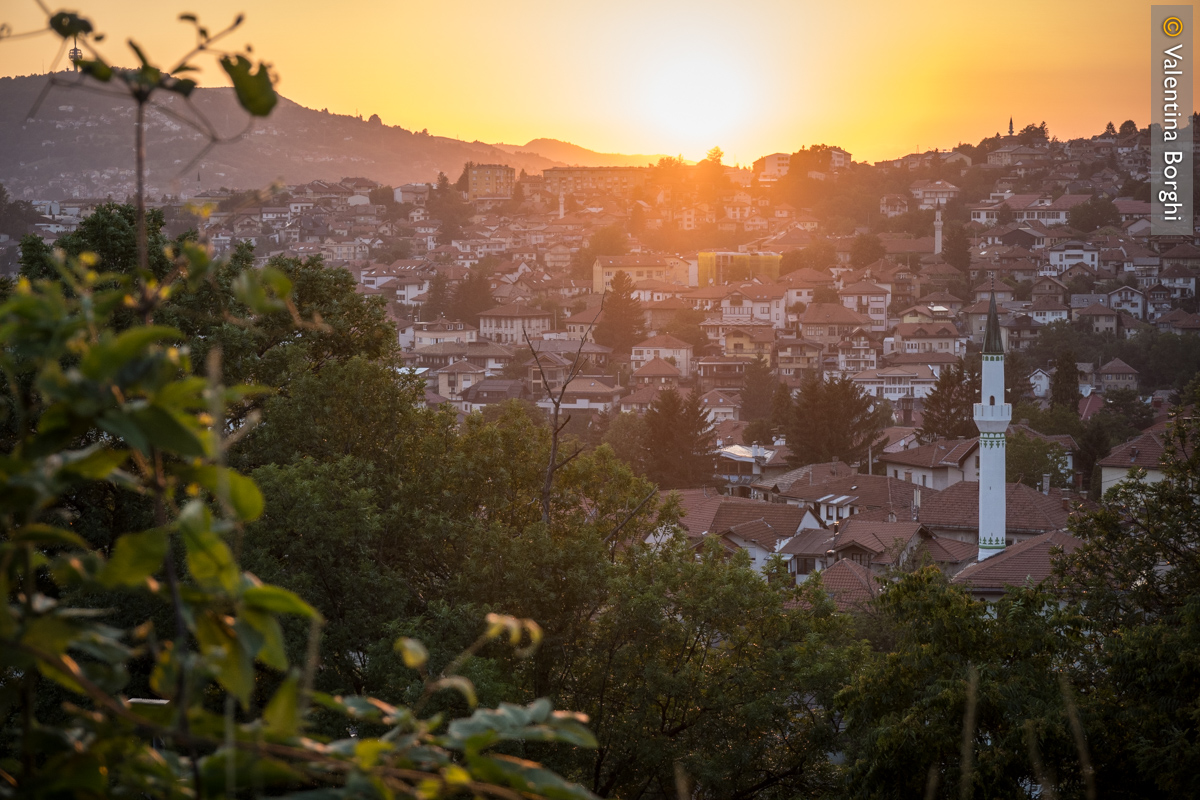 Tramonto dal Bastione  Giallo, Sarajevo