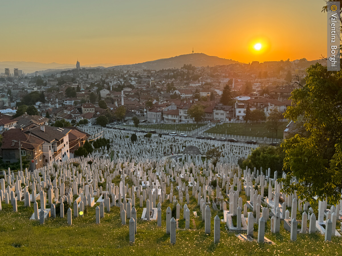 Tramonto dal Bastione  Giallo, Sarajevo