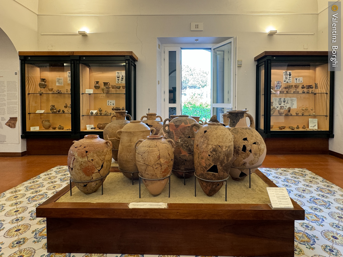 Reperti nel Museo Archeologico di Pithecusae, Ischia