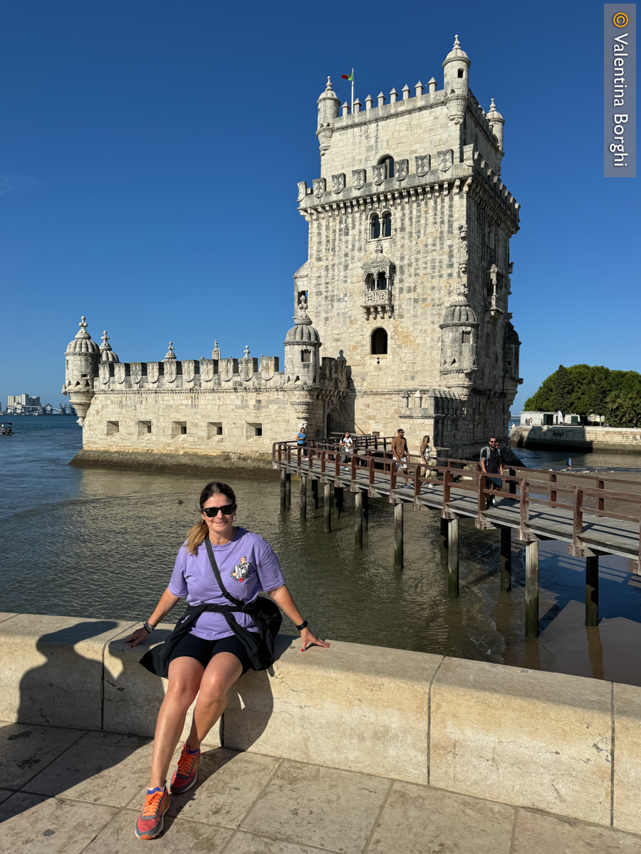 Io davanti alla Torre di Belem, Lisbona