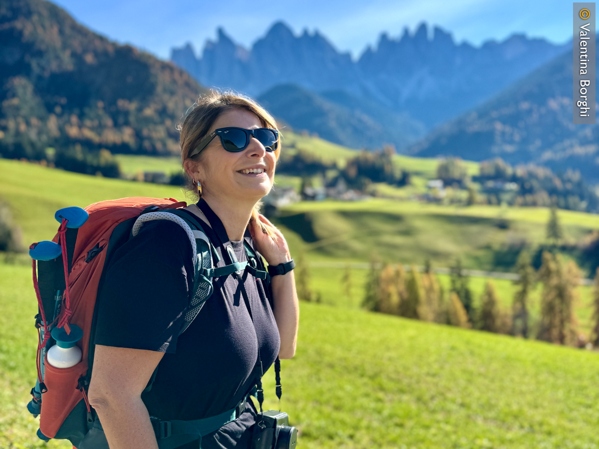 vista sulle Odle dal Sentiero Panoramico della Val di Funes, Alto Adige