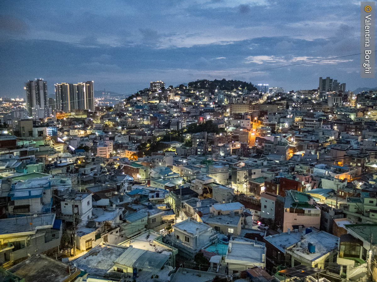 vista dall'Hocheon Culture Platform, Busan