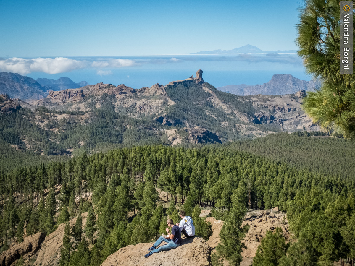 vista dal Pico de Las Nieves, Gran Canaria