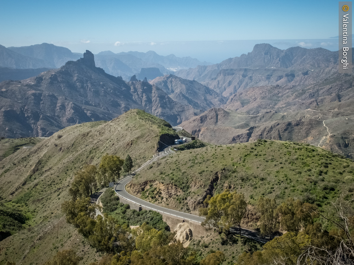 Vista dell'entroterra di Gran Canaria