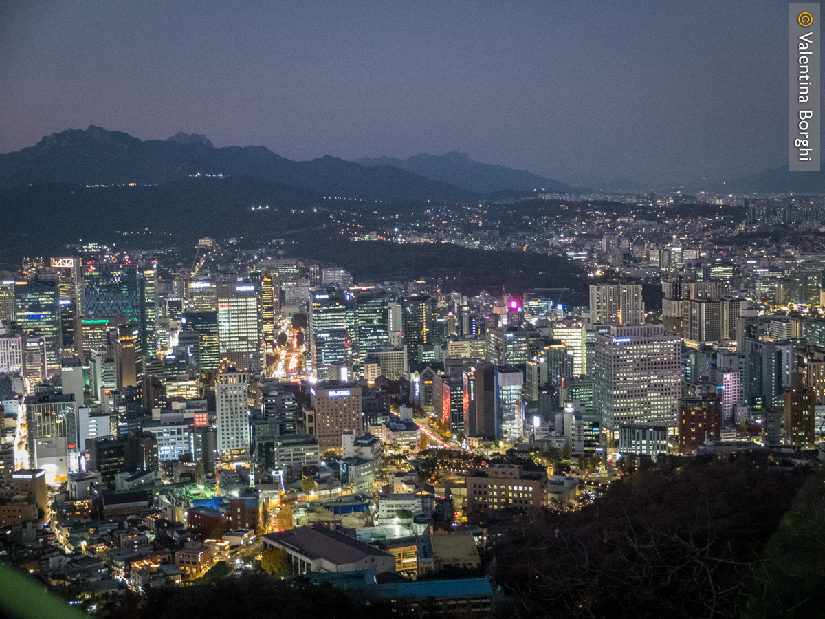 vista dal Namsan Park, Seoul