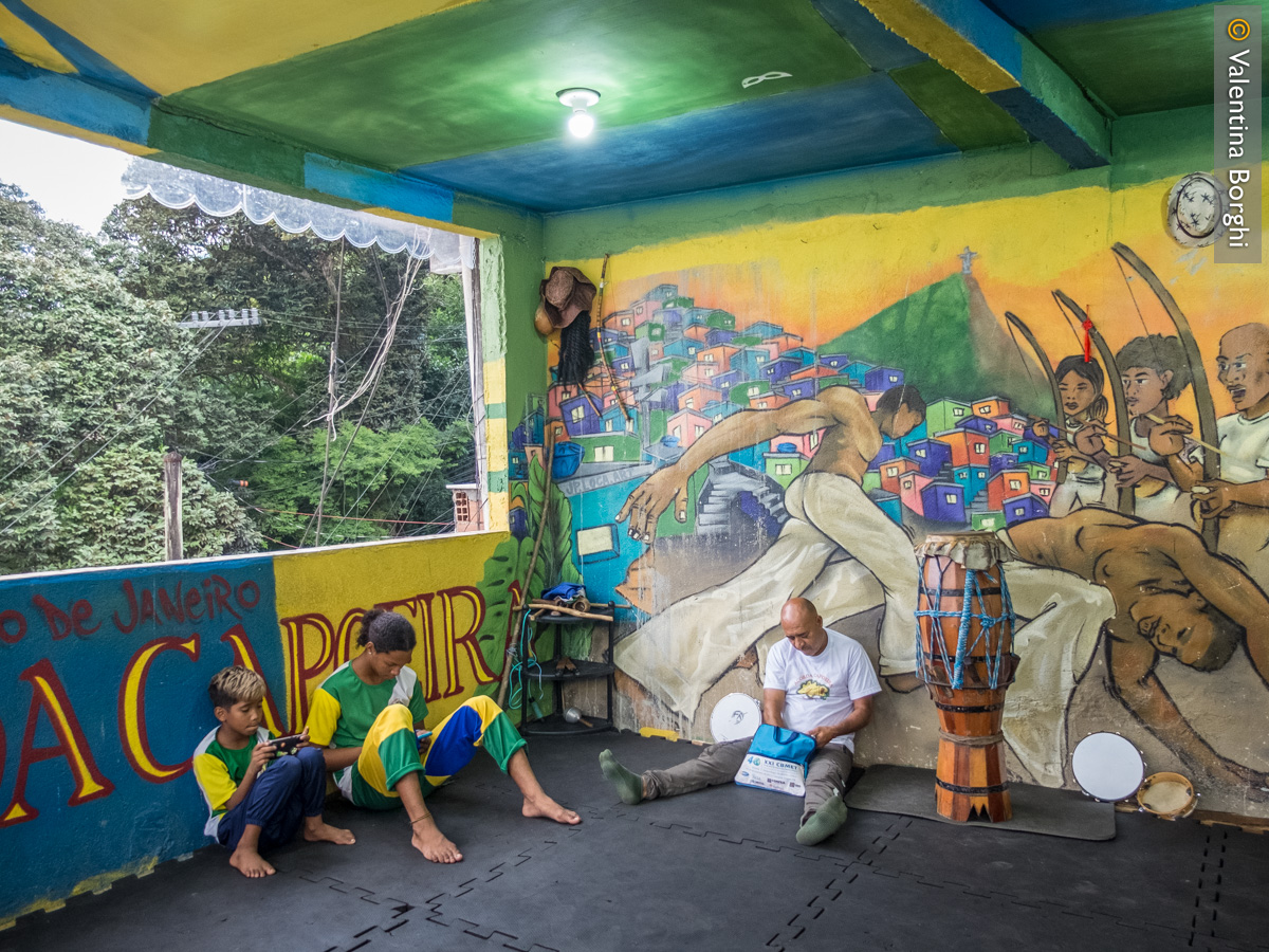 Show di capoeira a Rocinha