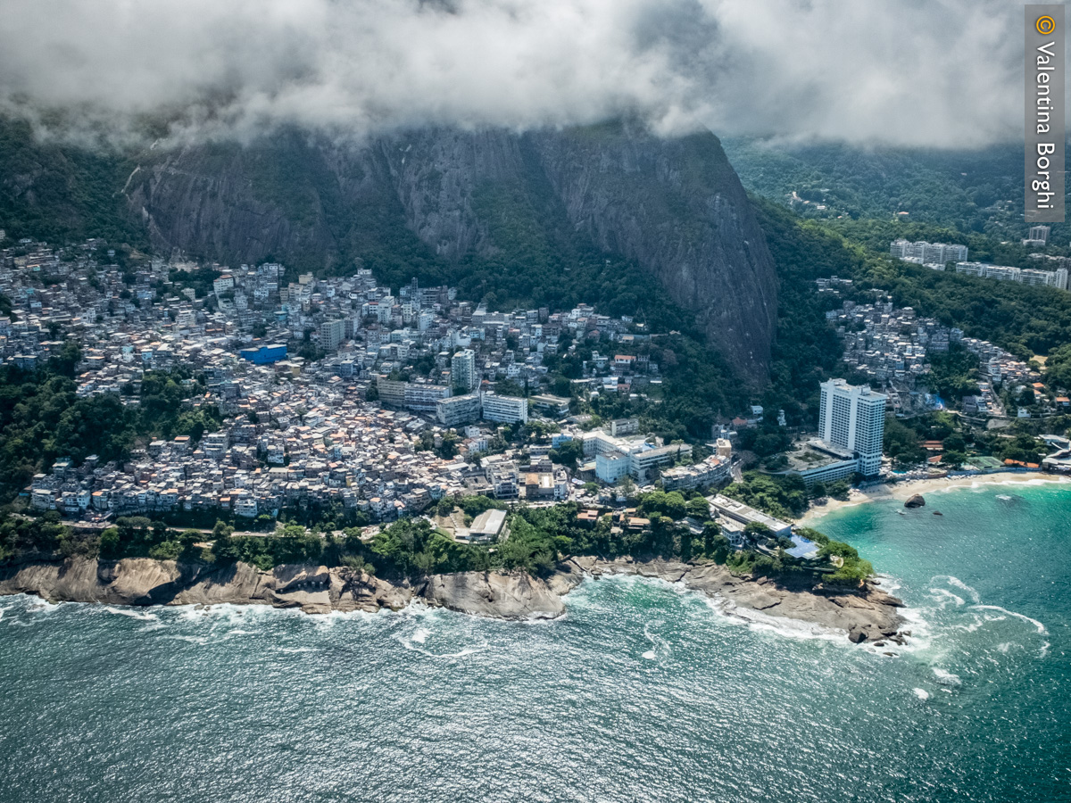 Favela di Vidigal vista dall'alto