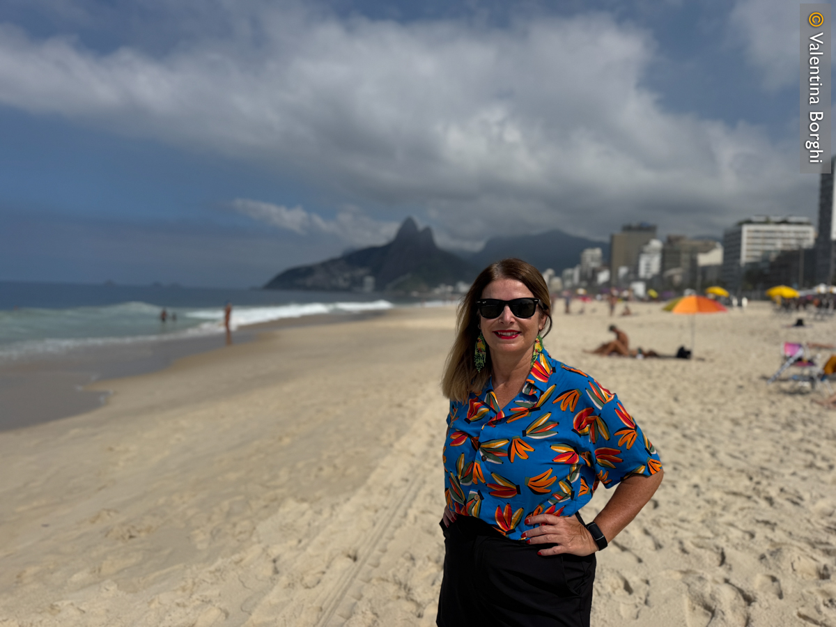 Io sulla spiaggia di Ipanema, Rio de Janeiro