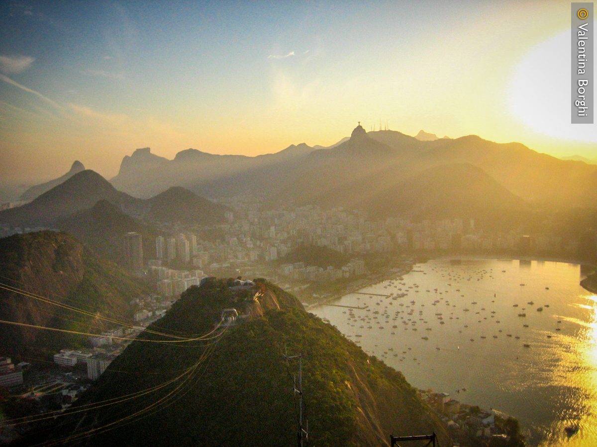 Tramonto dal Pão de Açúcar, Rio de Janeiro