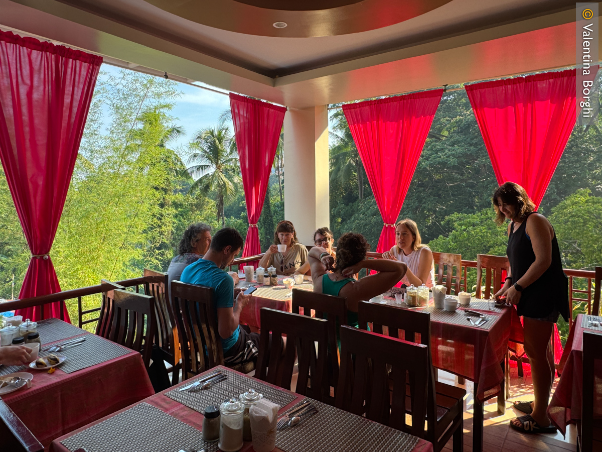 la terrazza del Layang Layang a El Nido