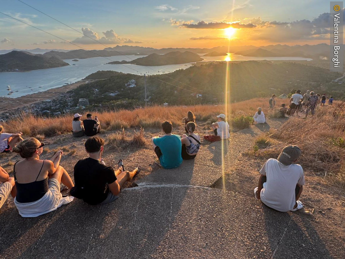 Tramonto dal Monte Tapyas, Coron