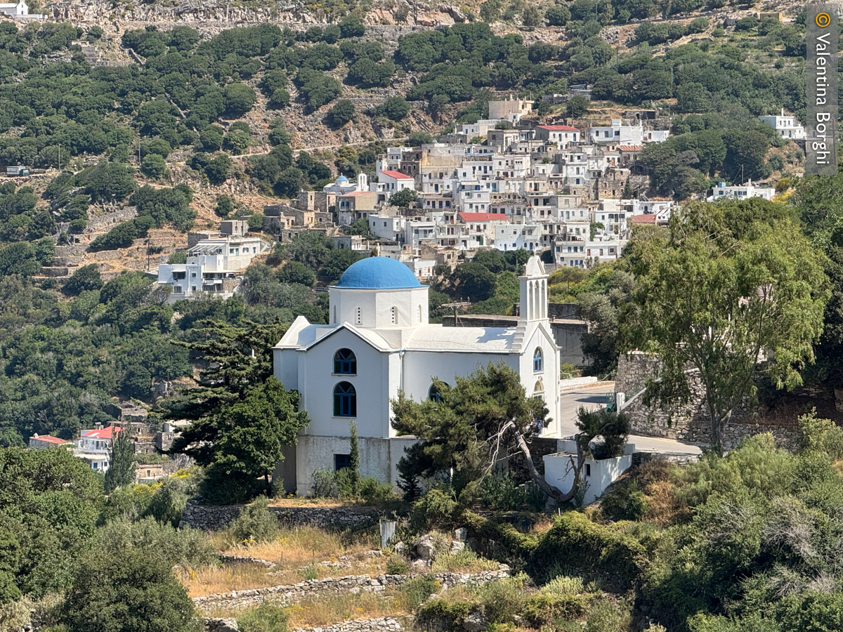 vista da Apiranthos, Naxos