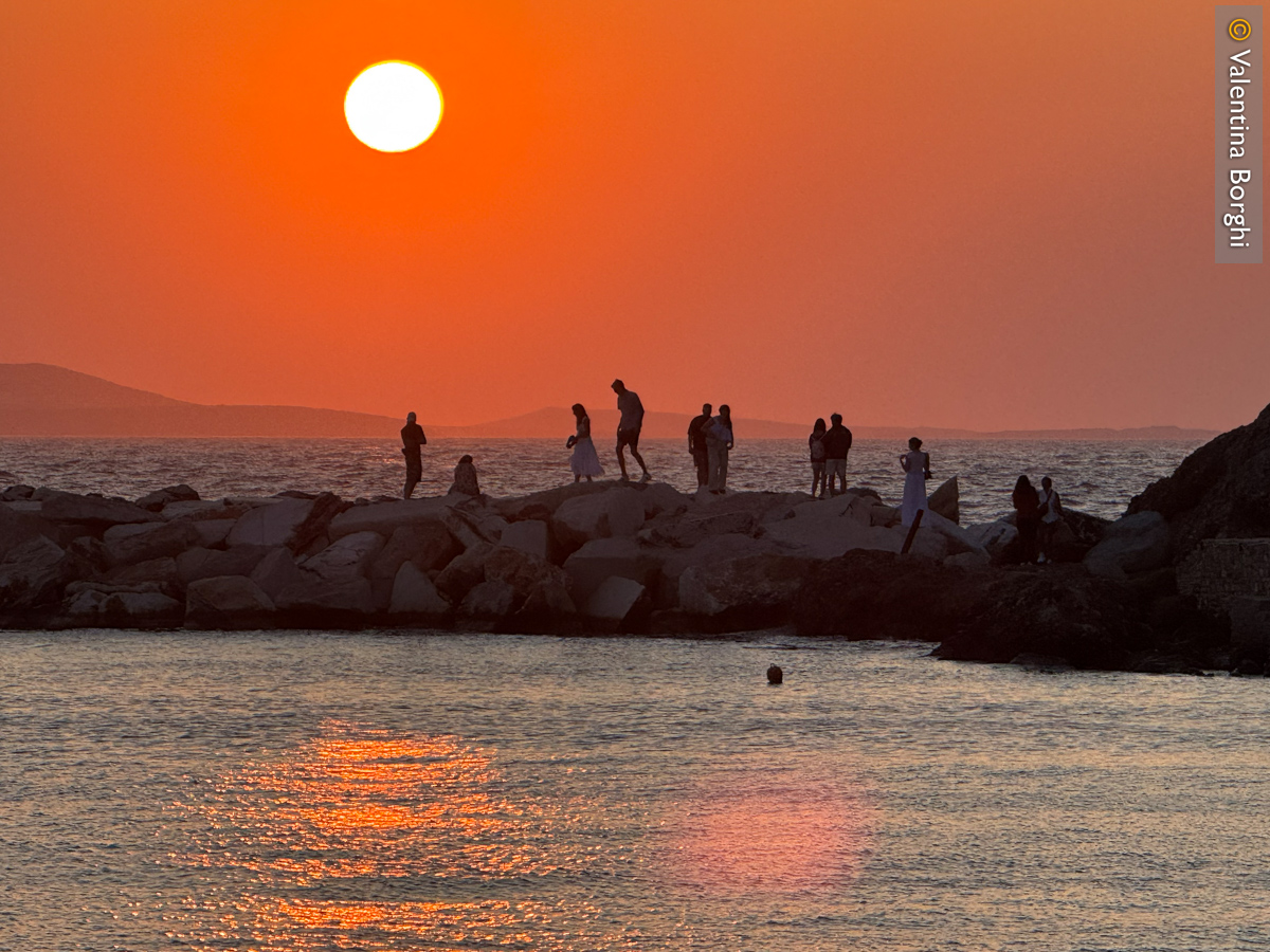 tramonto dalla Chora, Naxos